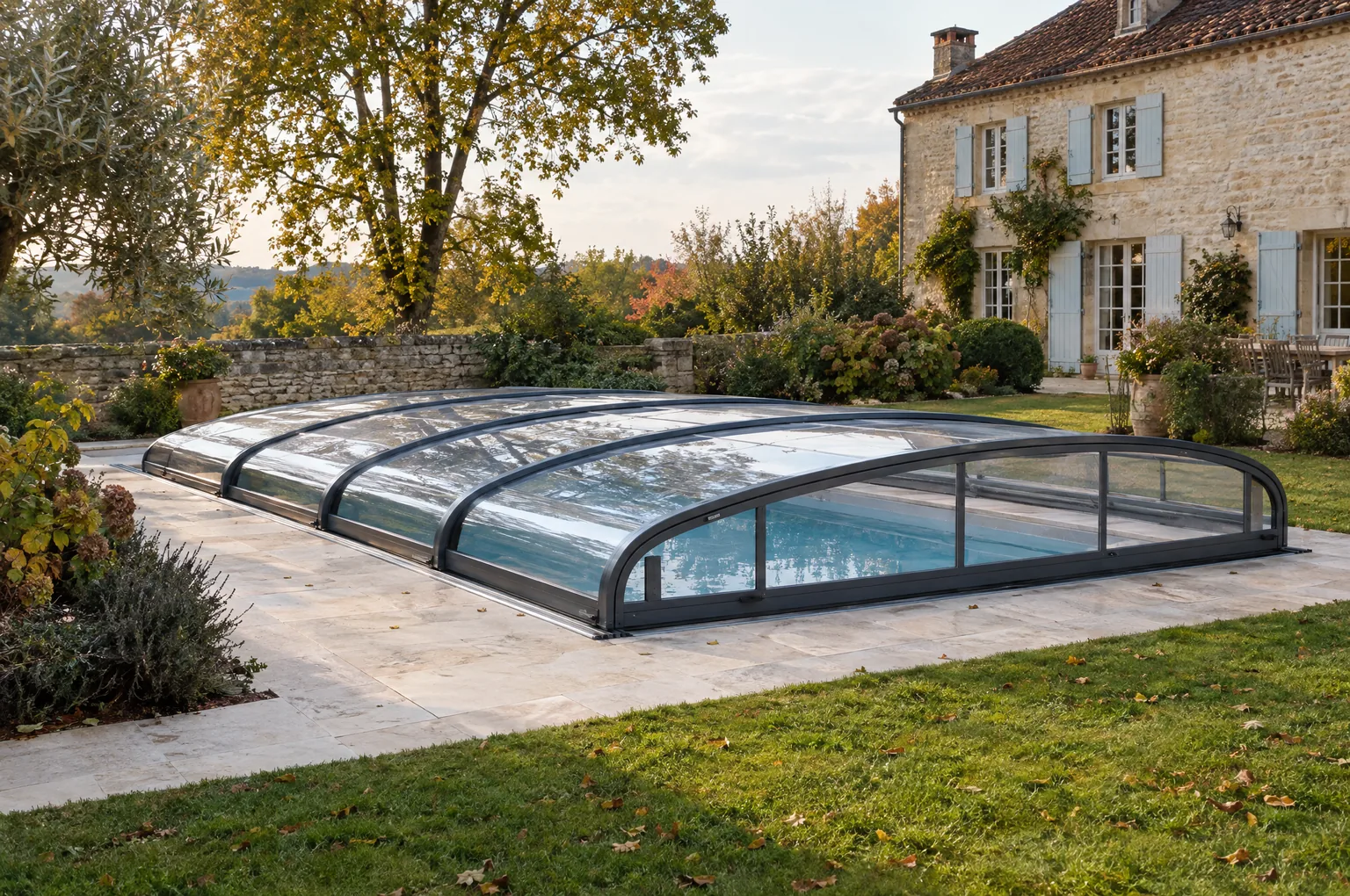 Abri piscine bas : usages, hauteur, sécurité et règles pour bien le choisir en 2026