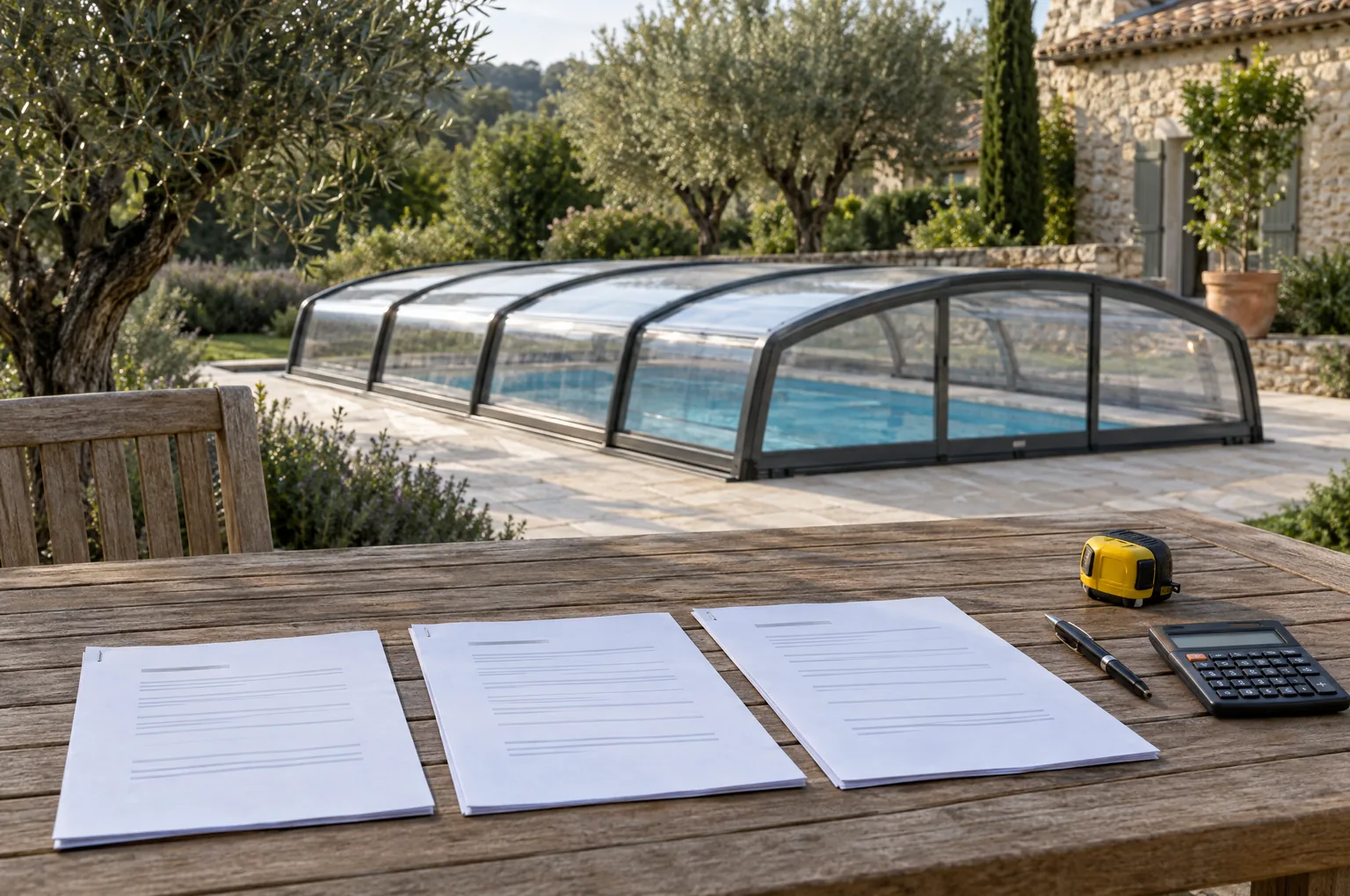 Devis abri piscine 2026 : lire, vérifier et comparer 3 devis ligne par ligne