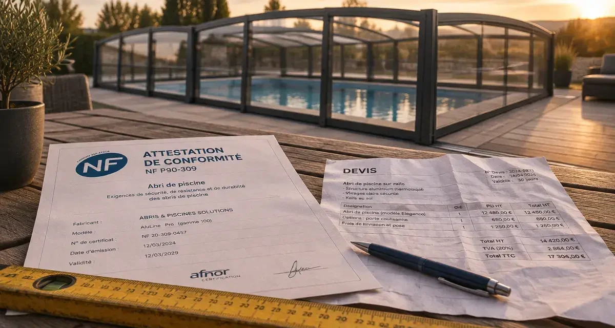 Fabricant d'abri de piscine : comment distinguer le conseil technique de la simple promesse commerciale ?