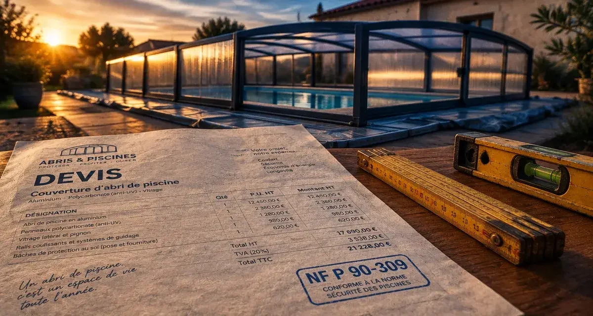 Prix d'un abri de piscine : le guide pour décrypter les devis et éviter les pièges