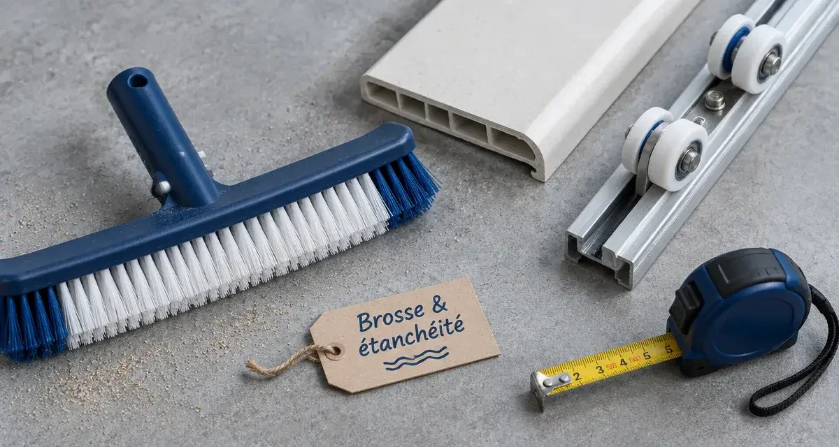 Brosse d'abri de piscine : pourquoi ce détail conditionne la longévité de votre installation